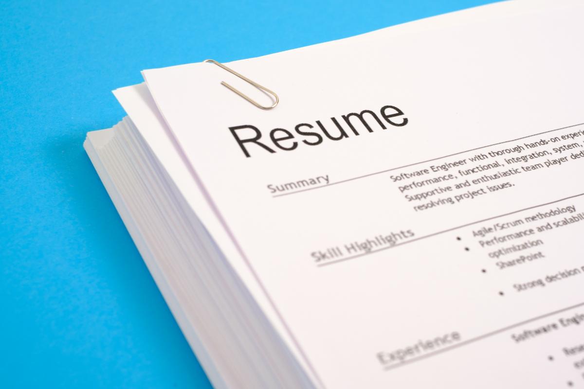 make your resume stand out